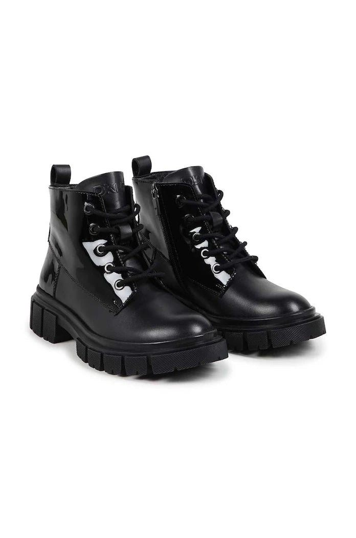 Детски кожени кубинки Dkny