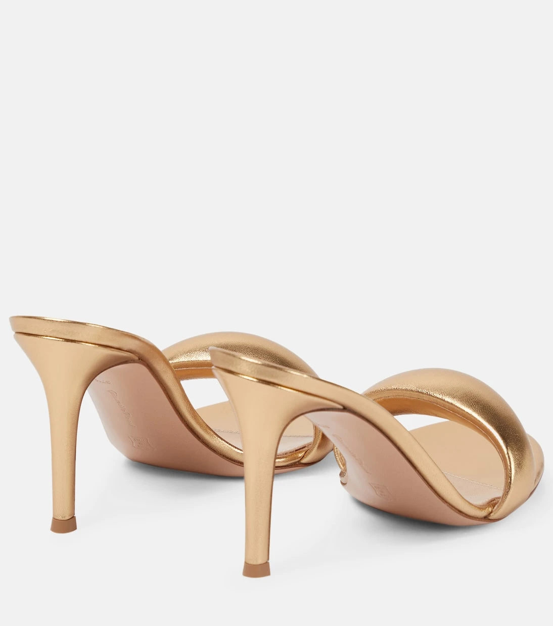 Gianvito Rossi - حذاء ميول Bijoux 85 من الجلد المعدني