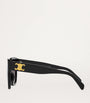 Celine Black Triomphe Square Sunglasses