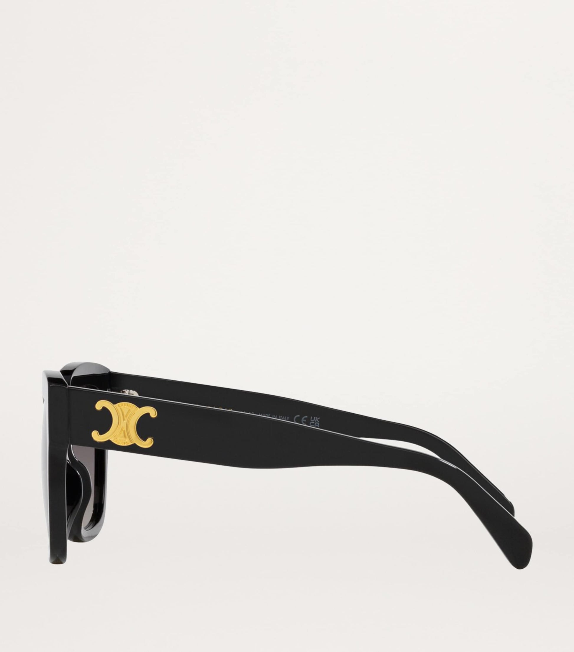 Celine Black Triomphe Square Sunglasses