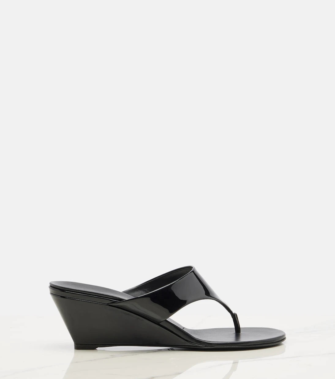 Prada - Patent leather thong sandals