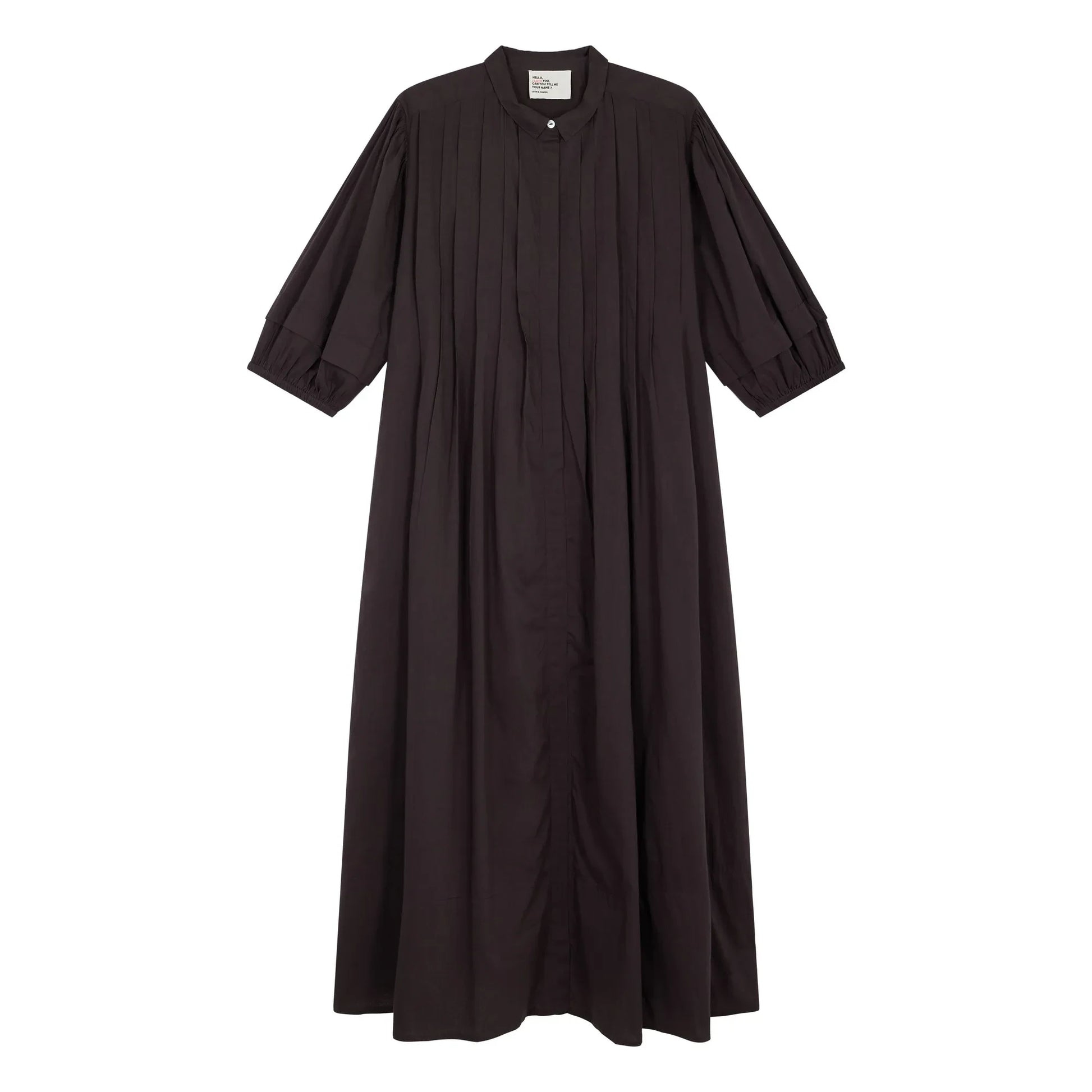 Leon & Harper - Roca organic cotton dress | Carbon