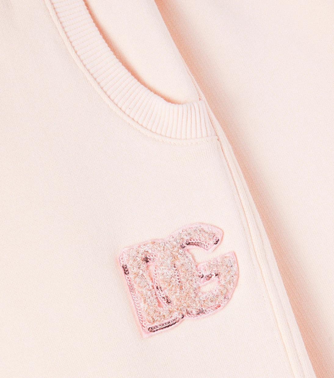 Dolce&Gabbana Kids - DG sequined cotton sweatpants