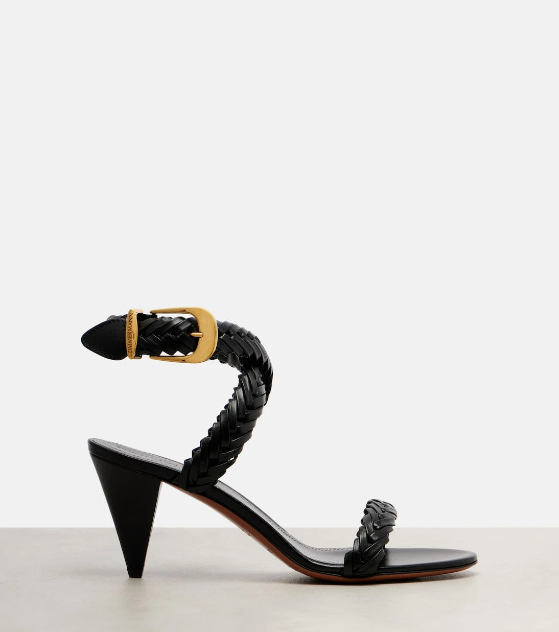 Zimmermann - Helix 75  braided leather sandals