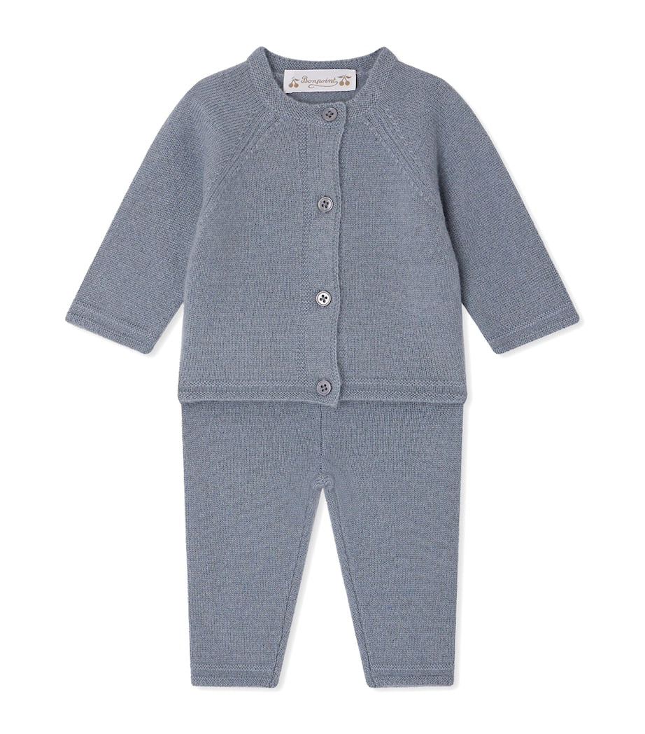 Cashmere Cardigan and Trousers Set (1-18 Months)