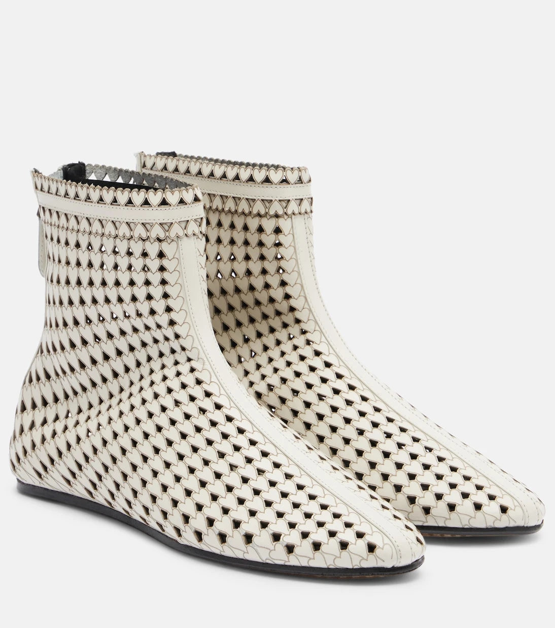 Isabel Marant - Ferix laser-cut leather ankle boots