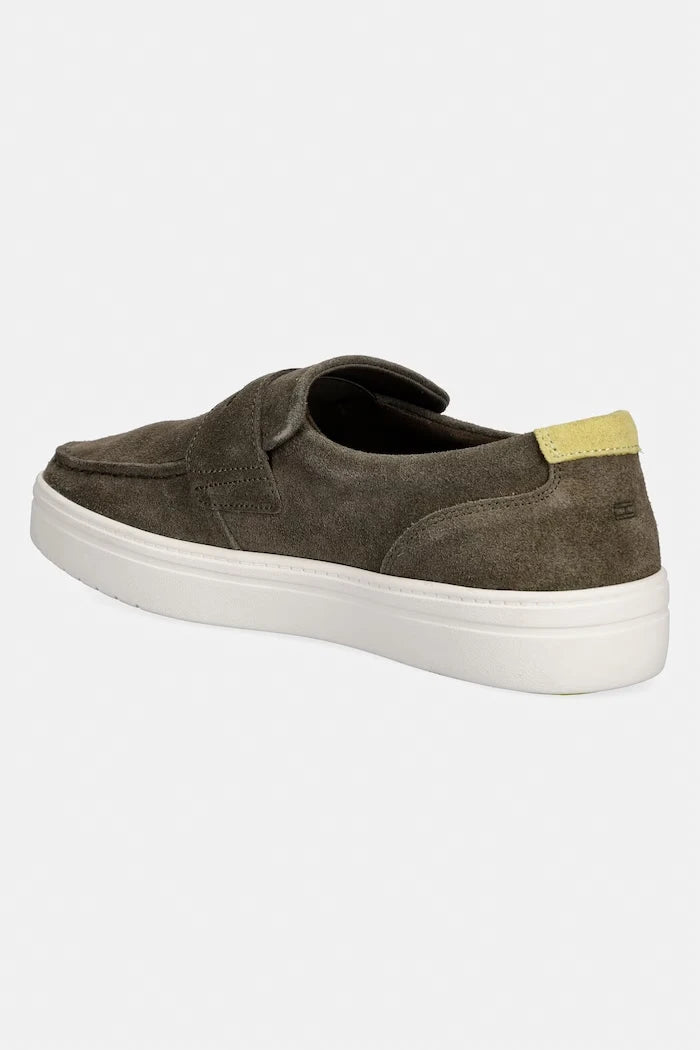 Tommy Hilfiger erkek süet mokasen MODERN LIGHT HYBRID SUEDE LOAFER