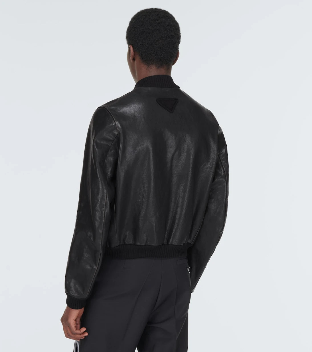 Prada - Bomber leather jacket