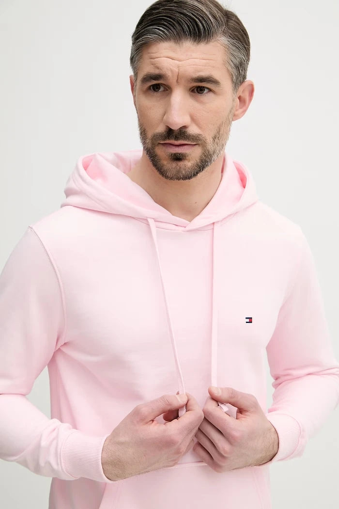 Tommy Hilfiger kapüşonlu erkek pamuklu sweatshirt