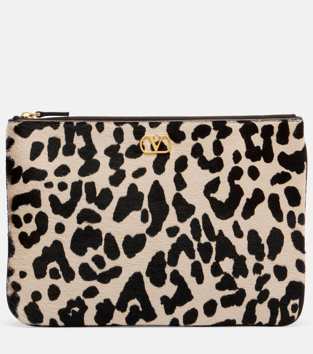 Valentino Garavani - VLogo calf hair pouch