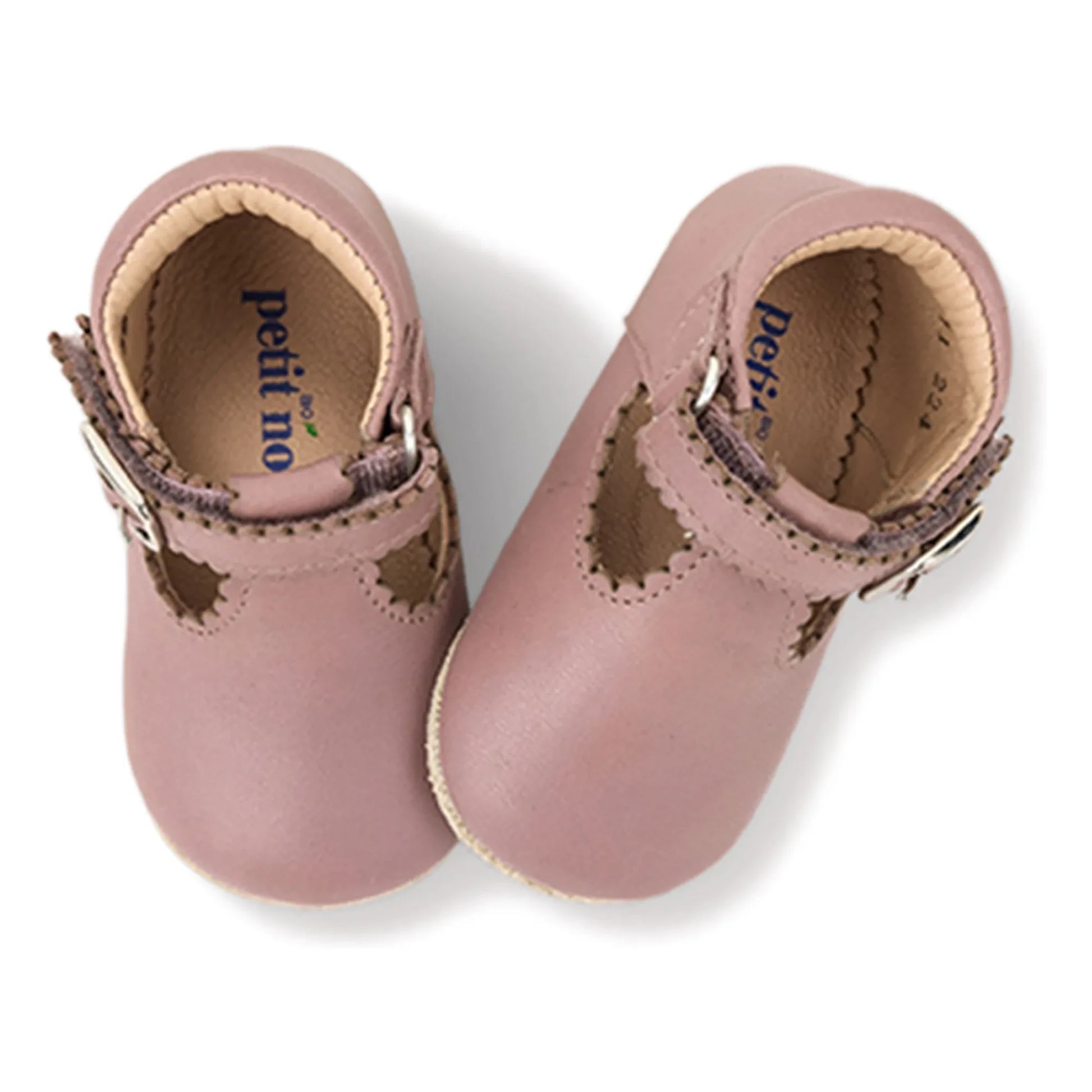 Petit Nord - Babies T-Bar Scallop | Pink