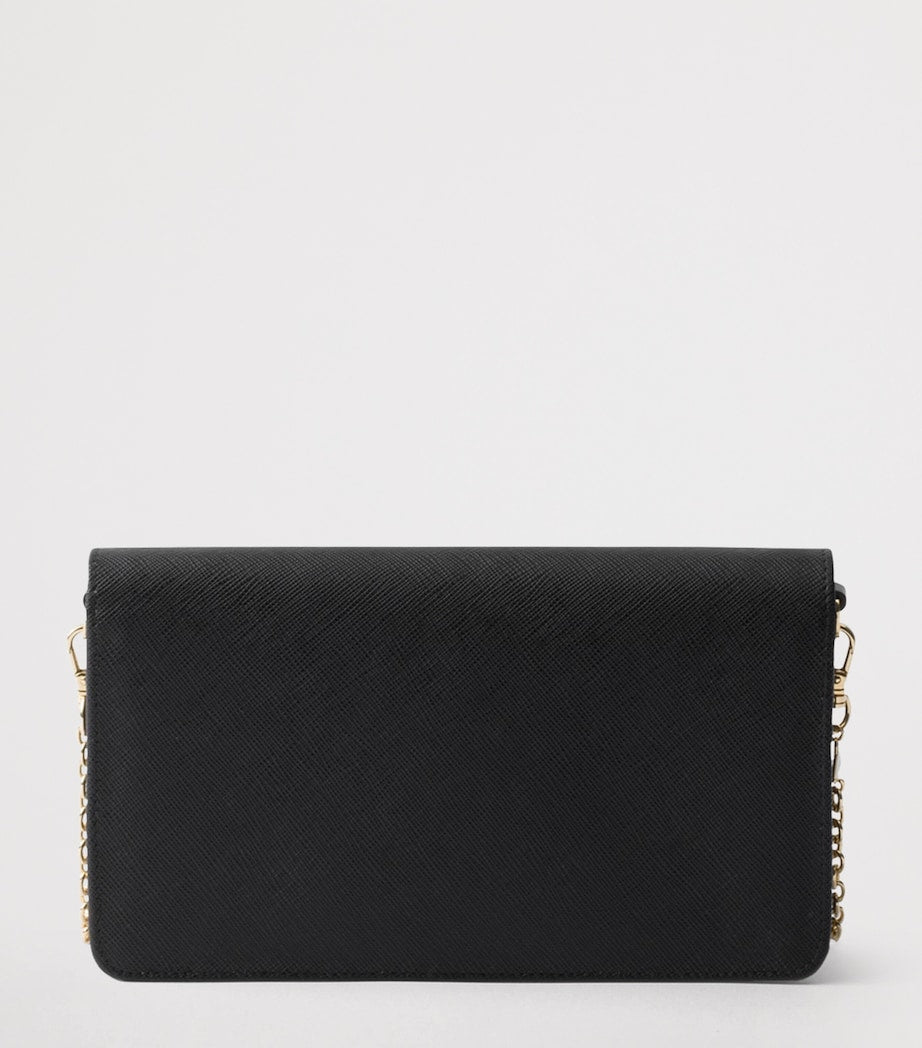 Black Mini Saffiano Leather Bag