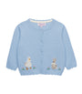 Wool-Blend Duck and Bunny Intarsia Cardigan (3-24 Months)