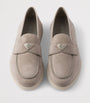 Suede Triangle Loafers
