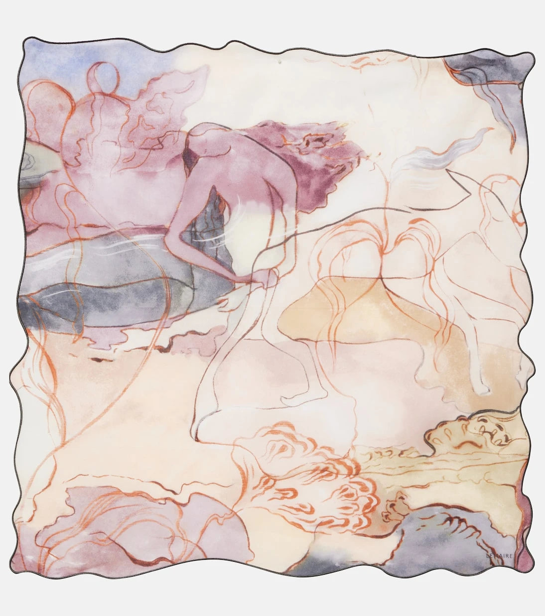 Lemaire - Printed cotton scarf