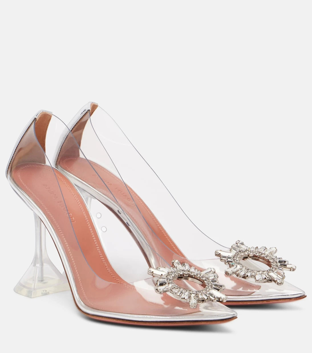 Amina Muaddi - Begum embellished PVC pumps