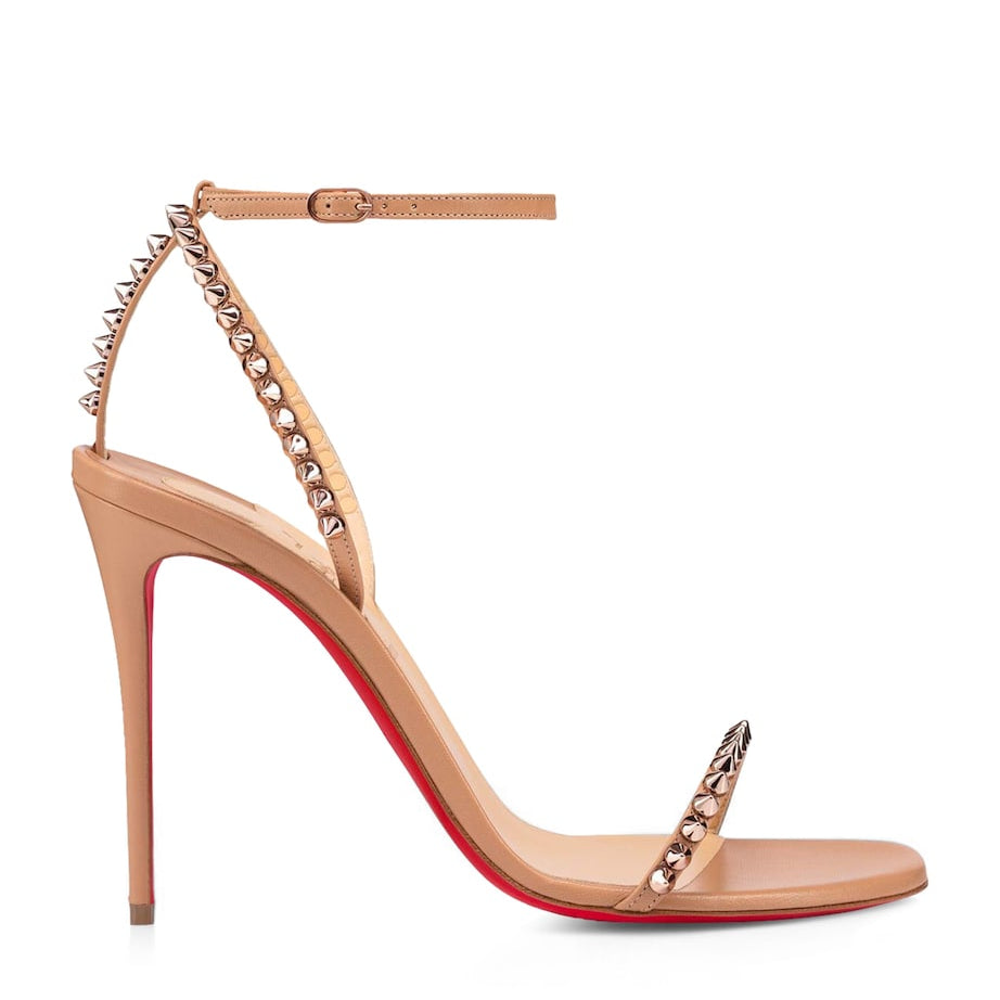 Nude So Me Leather Heeled Sandals 100