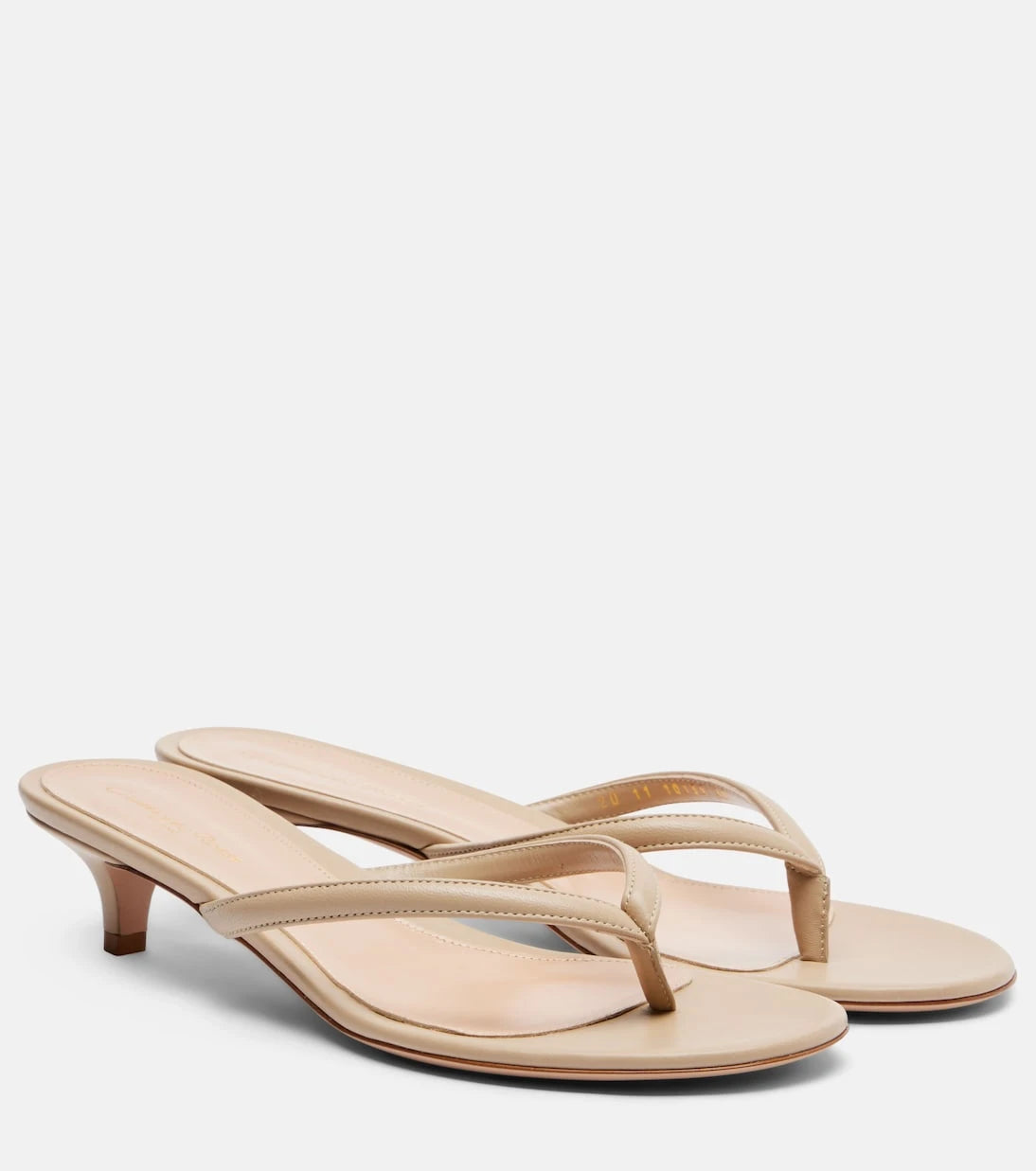 Gianvito Rossi - Calypso 35 leather thong sandals