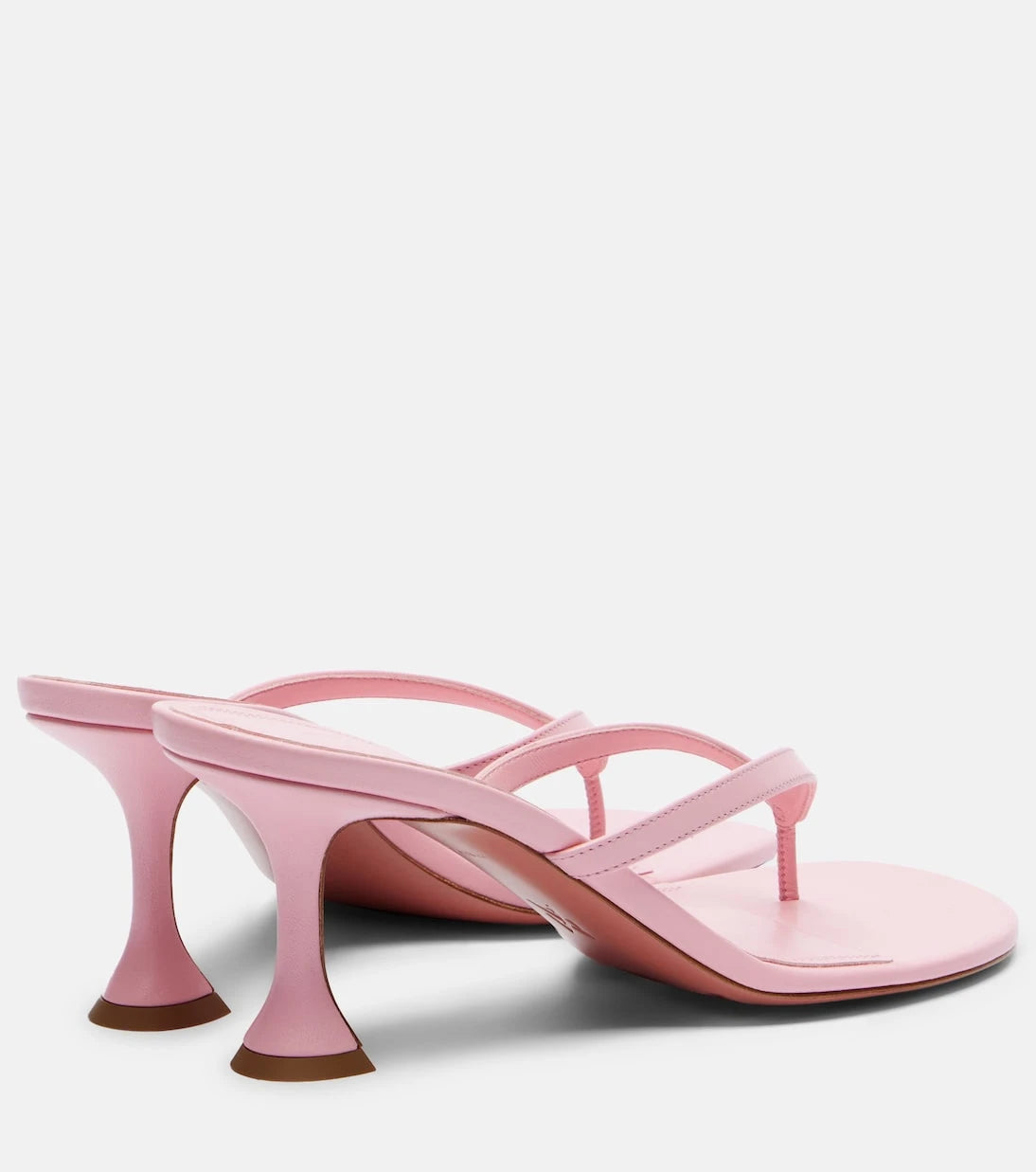 Amina Muaddi - Juliette leather thong sandals