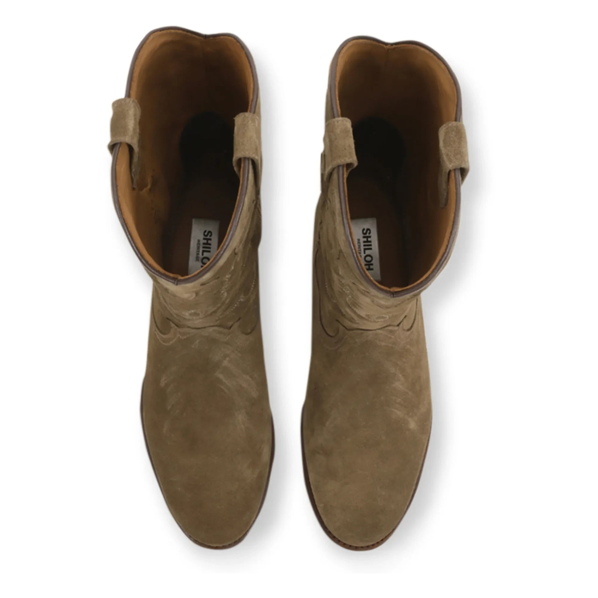 Shiloh Heritage - Midnight Suede Boots | Beige
