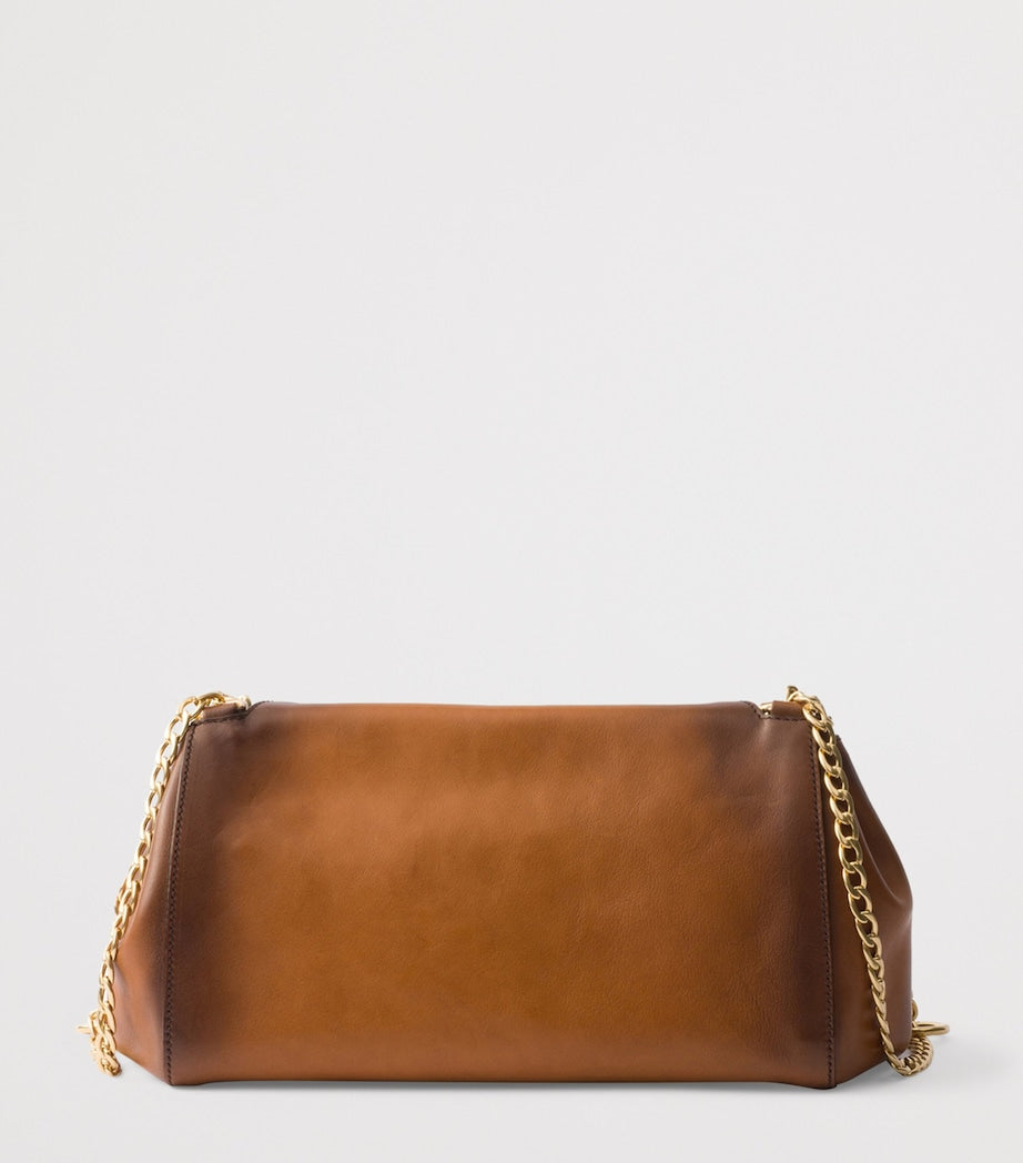 Prada Small Leather Tumulte Shoulder Bag