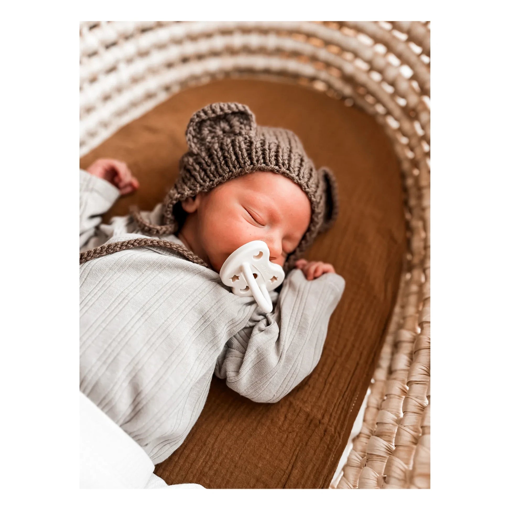 Hevea - Set of 3 Pacifiers Discovery Pack | Powder pink