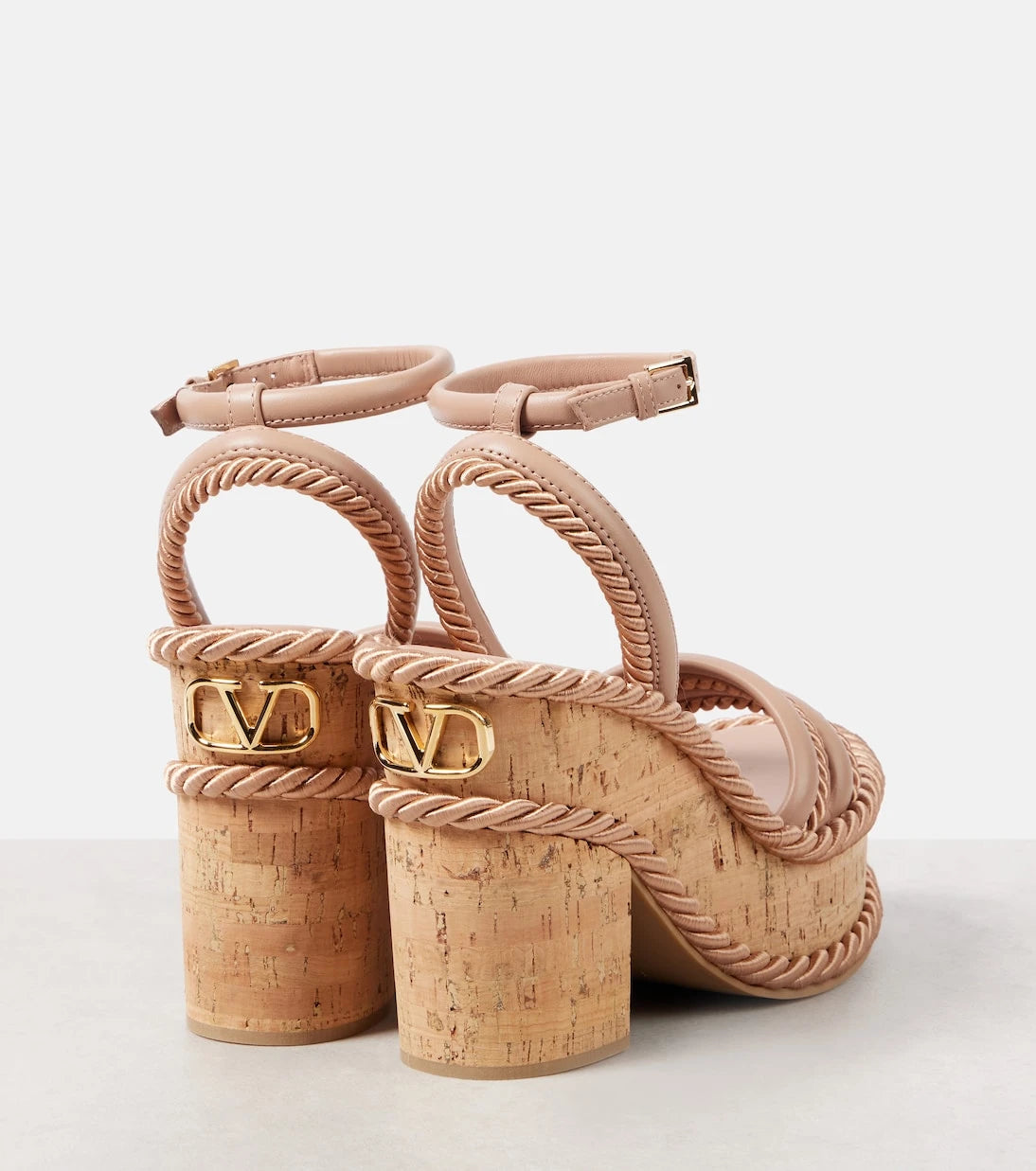 Valentino Garavani - VLogo Summerblocks leather platform sandals