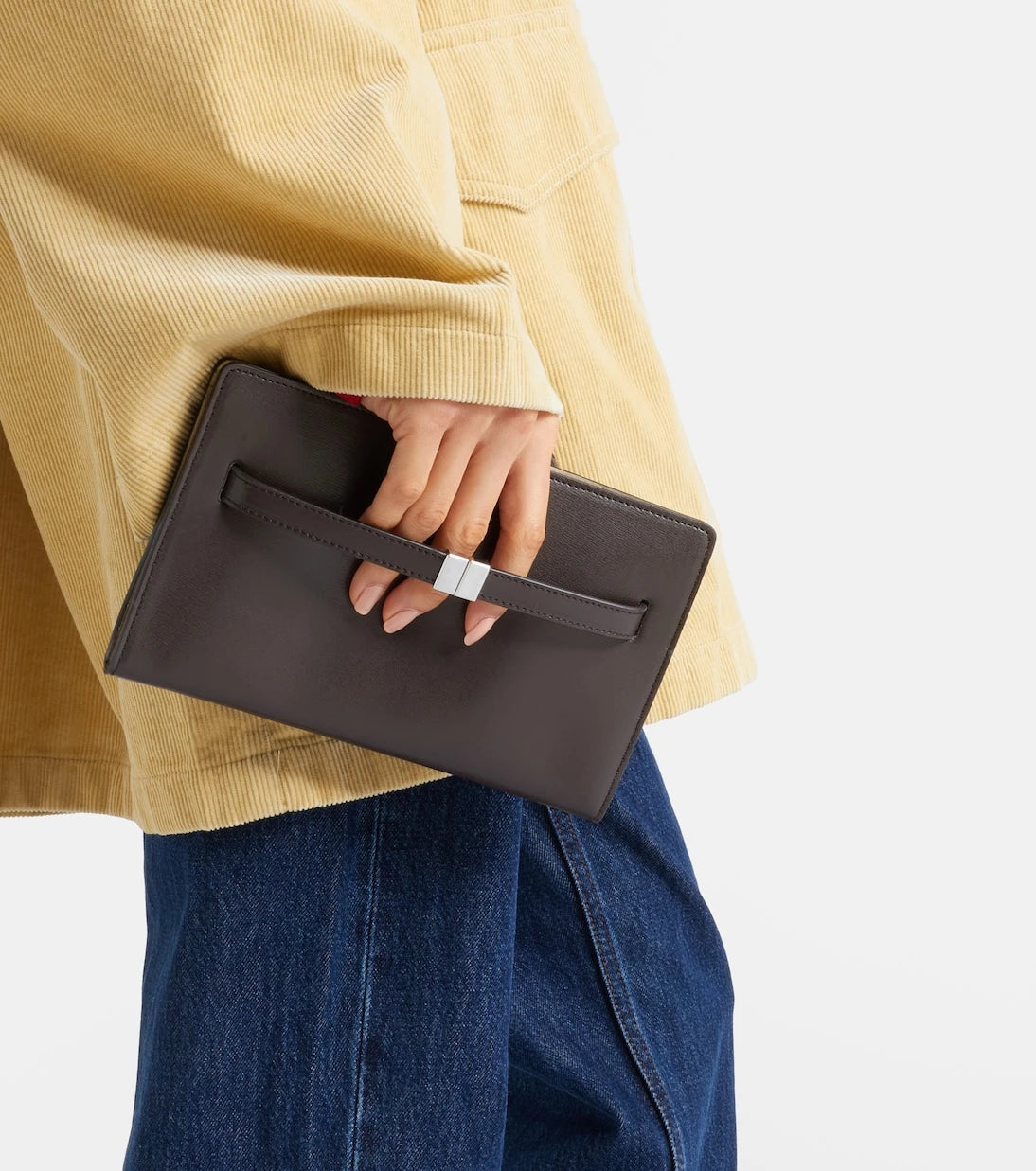 Toteme - Small leather crossbody bag