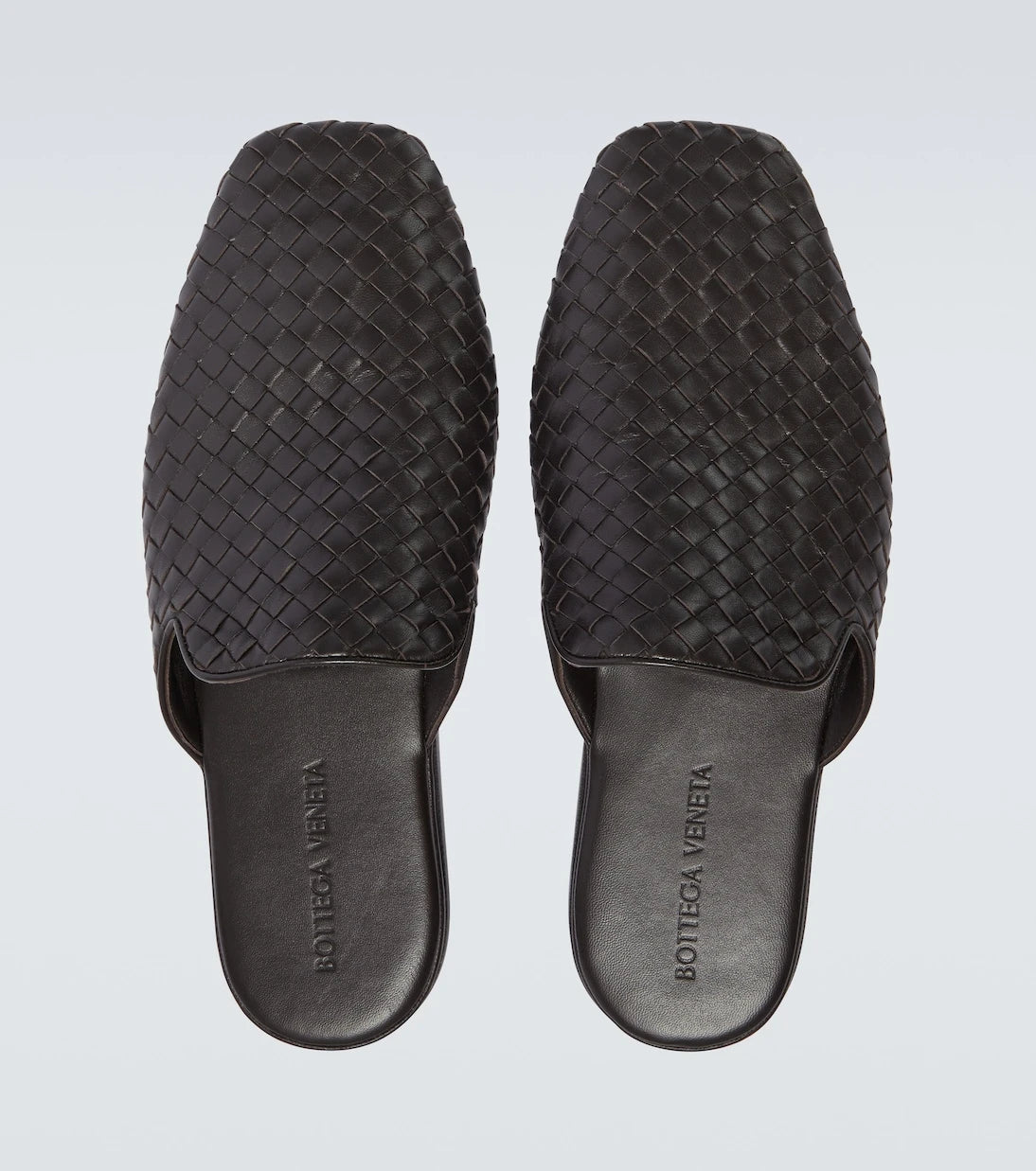 Bottega Veneta - Palazzo Intrecciato leather mules