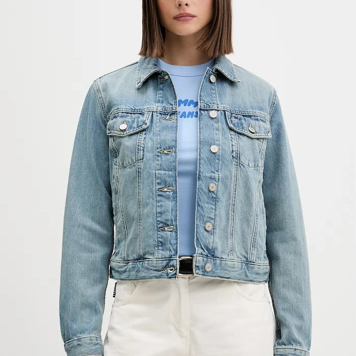 Tommy Jeans дънково яке дамско от деним