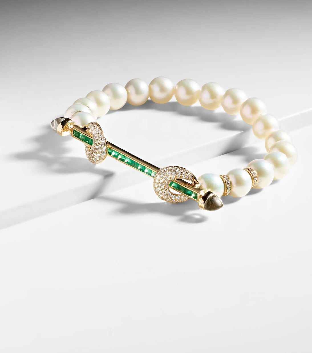 Ananya - Chakra 18kt gold bracelet with gemstones