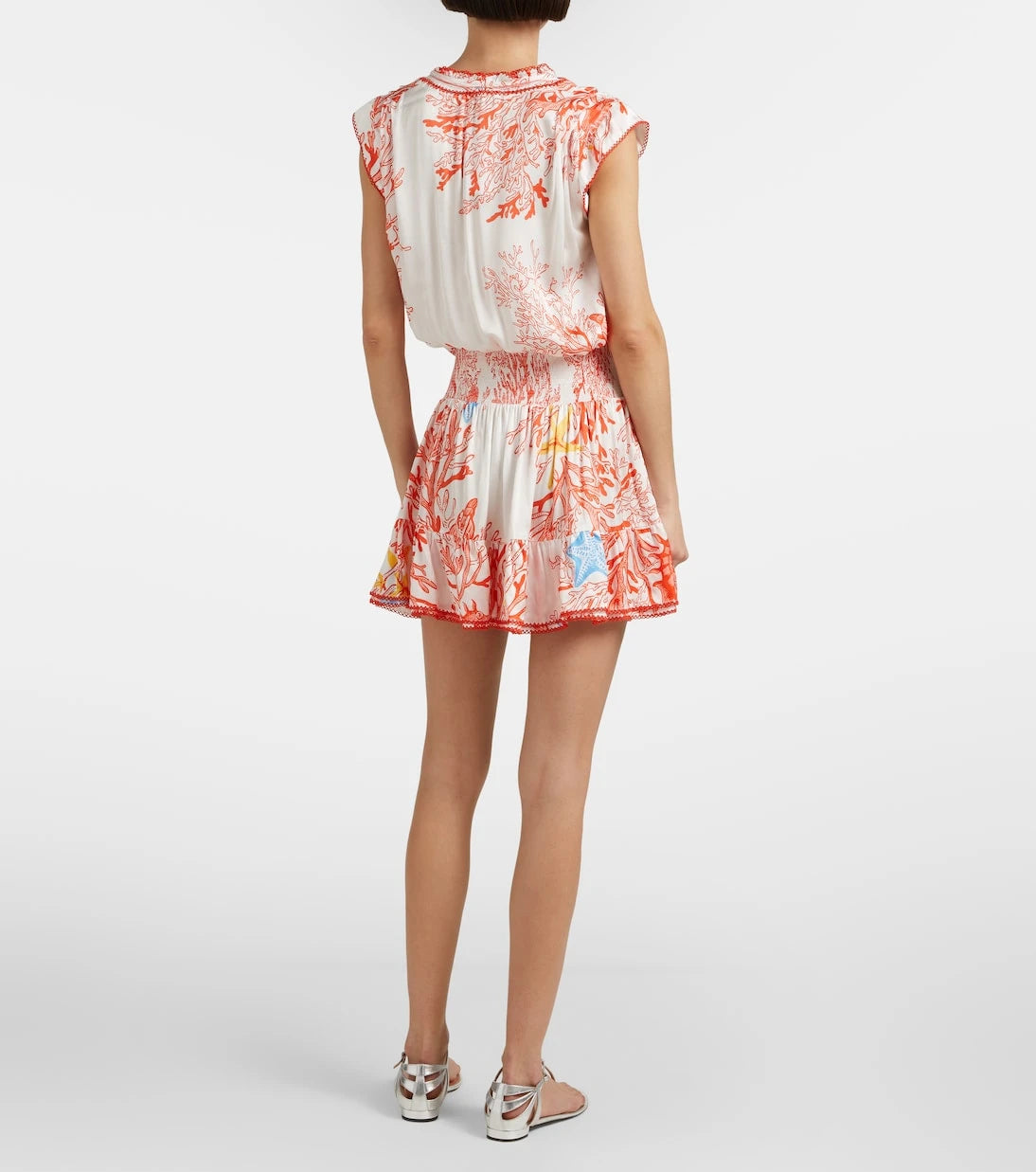Poupette St Barth - Estelle printed satin minidress