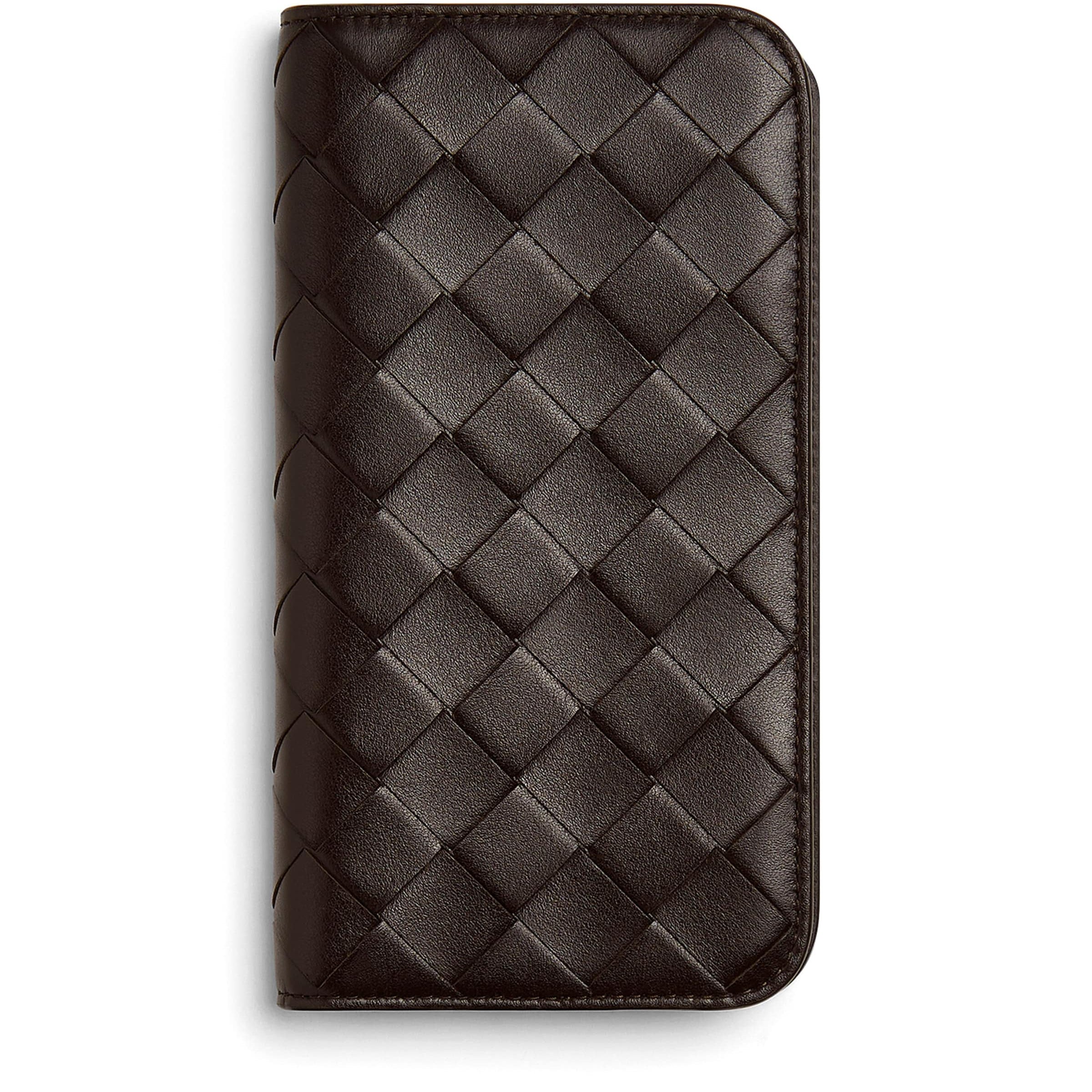 Intrecciato Leather iPhone 16 Pro Foglio Case