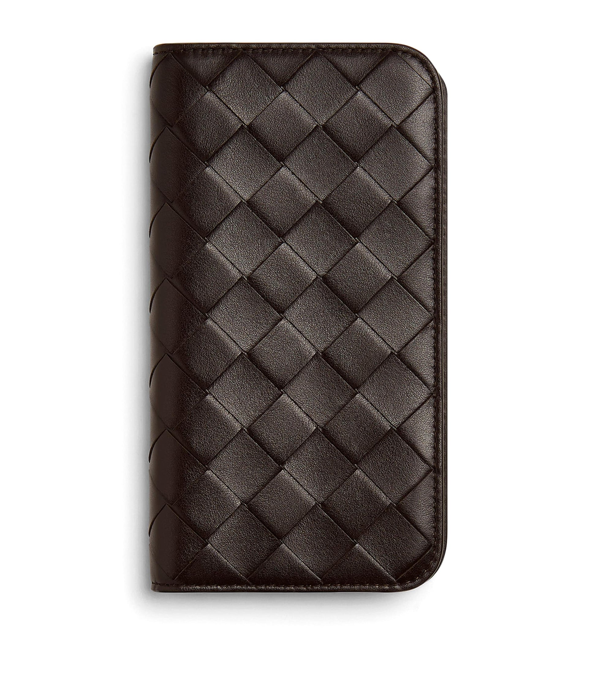 Intrecciato Leather iPhone 16 Pro Foglio Case