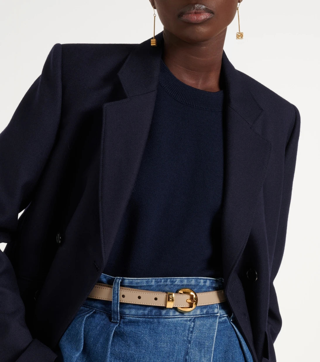 Loewe - Pebble leather belt