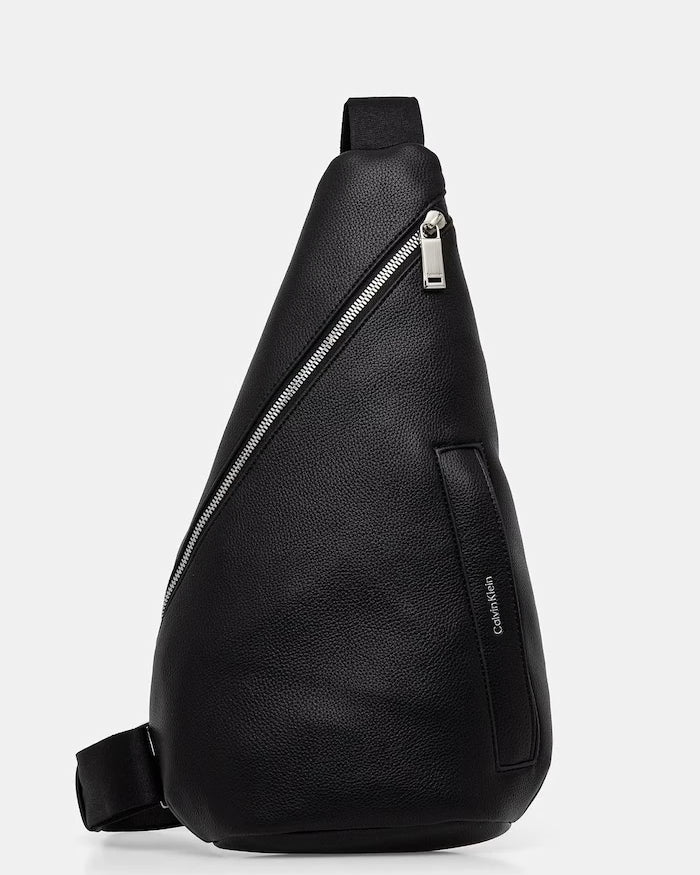 Calvin Klein erkek suni deri omuz çantası