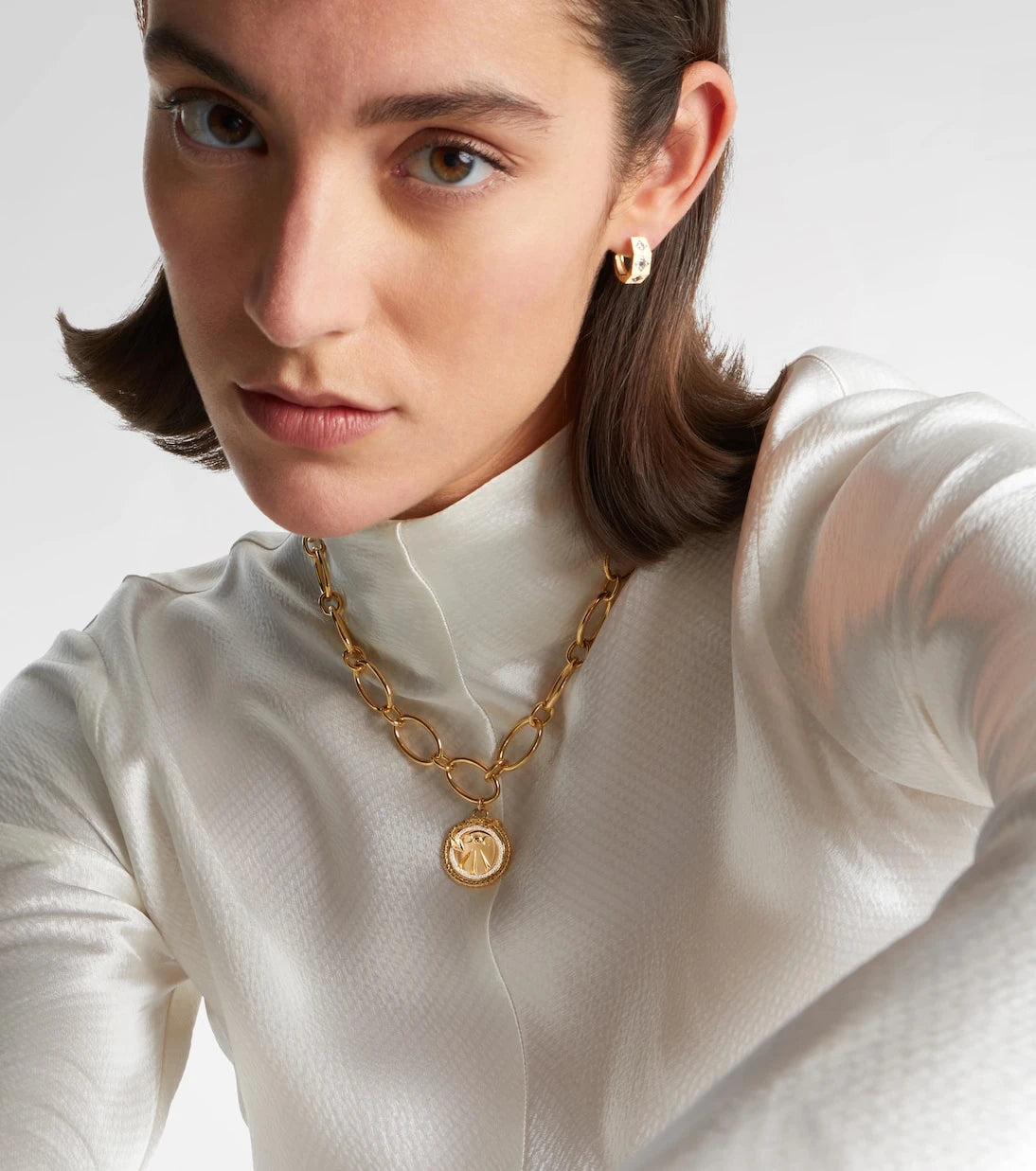FoundRae - Wholeness 18kt gold necklace with diamonds
