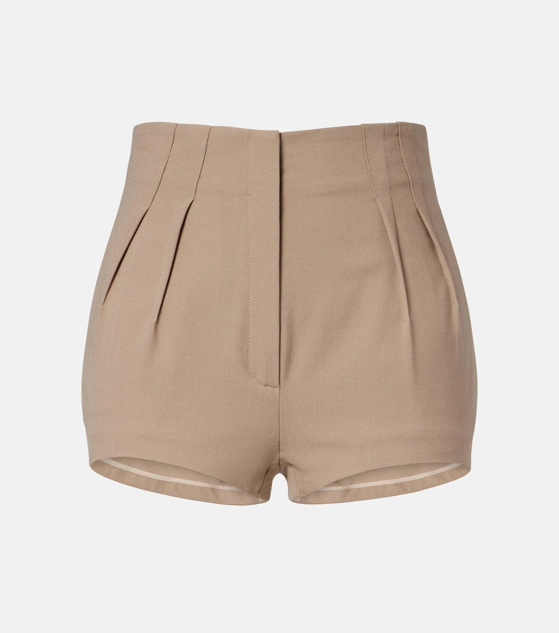Mugler - Pleated shorts