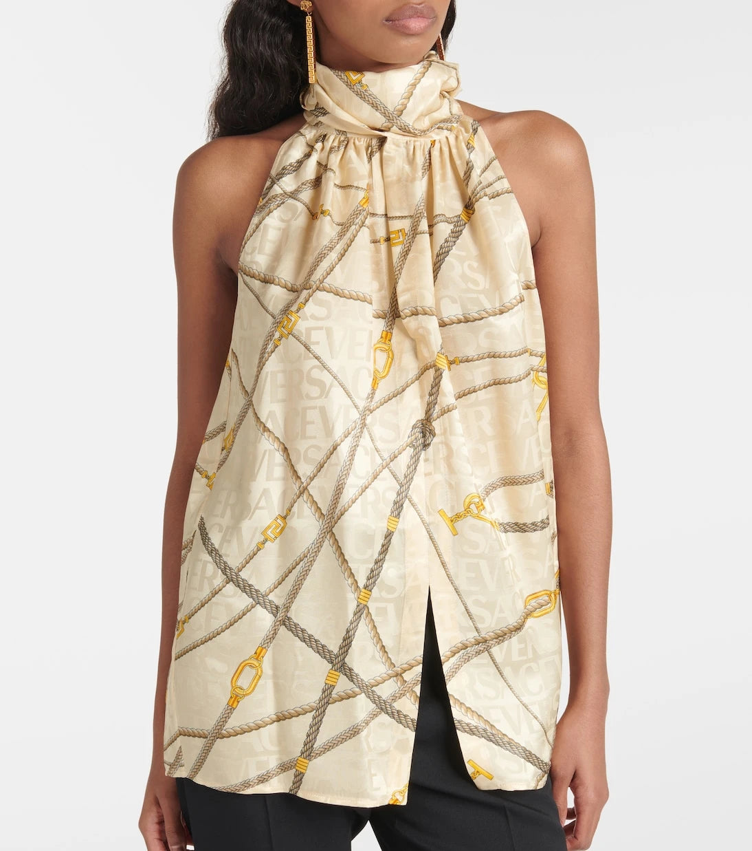 Versace - Bow-detail top