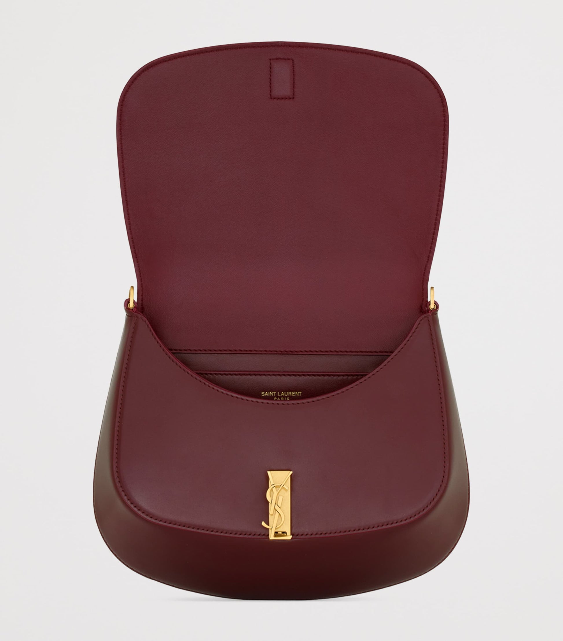 Burgundy Voltaire Top-Handle Bag