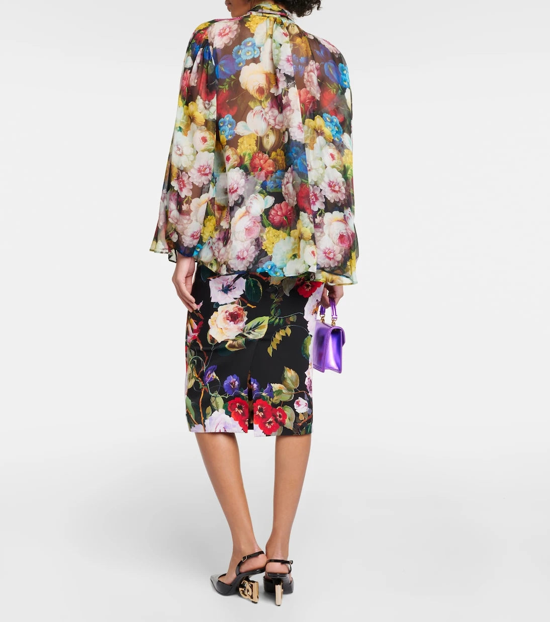 Dolce&Gabbana - Floral silk chiffon blouse