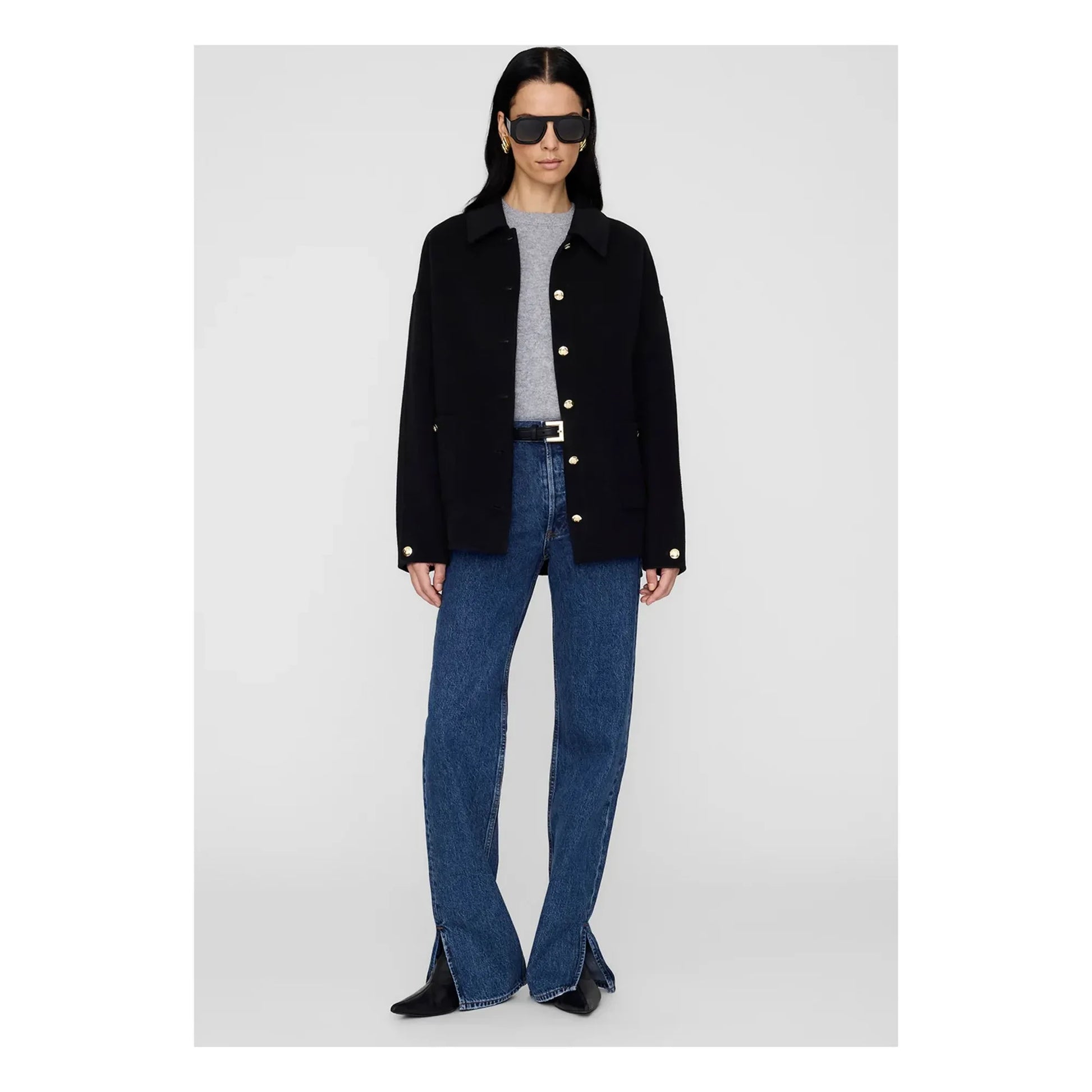 Anine Bing - Luca Wool Jacket | Black