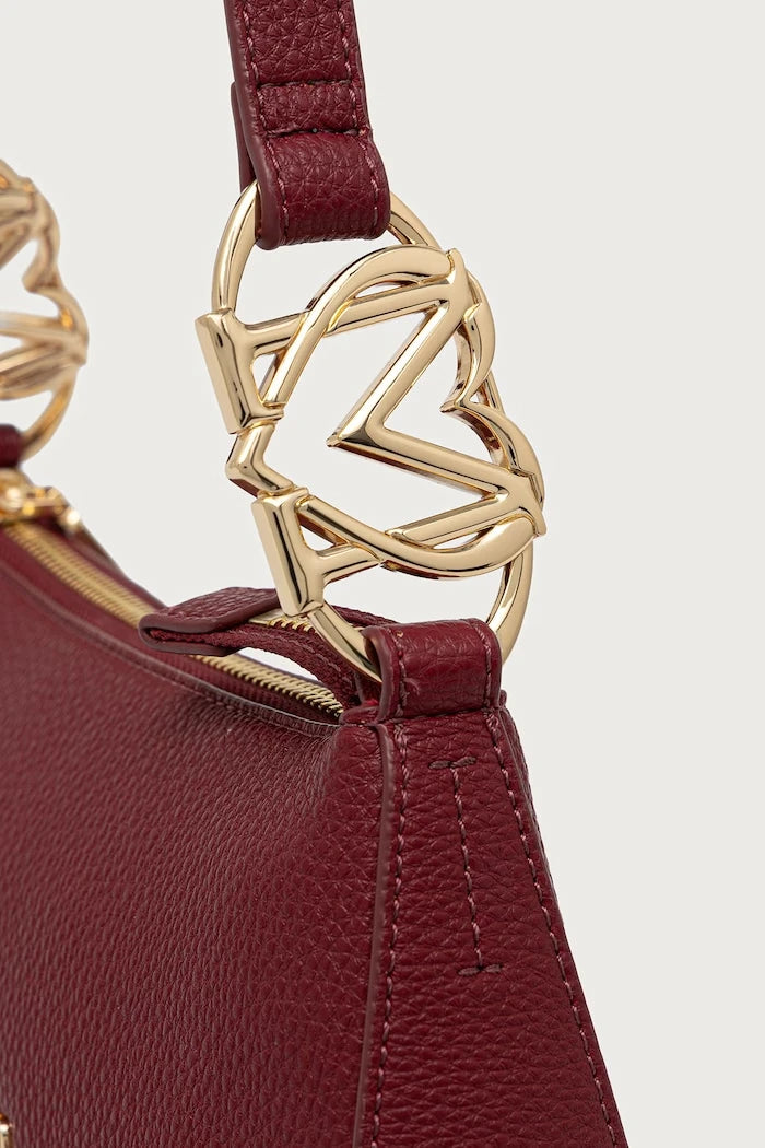 Love Moschino kadın imitasyon deri baguette çanta