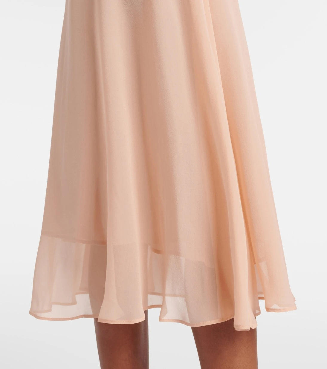 Blumarine - Georg feather-trimmed midi dress