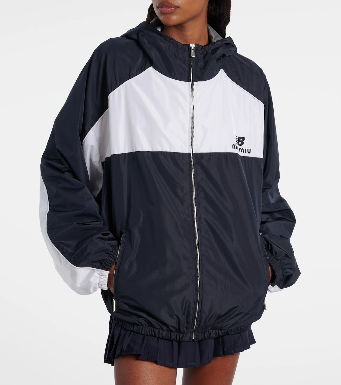 Miu Miu - x New Balance poplin track jacket