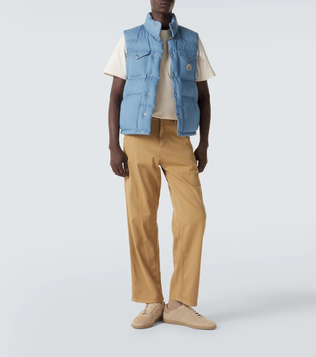 Moncler - Ervional denim down vest