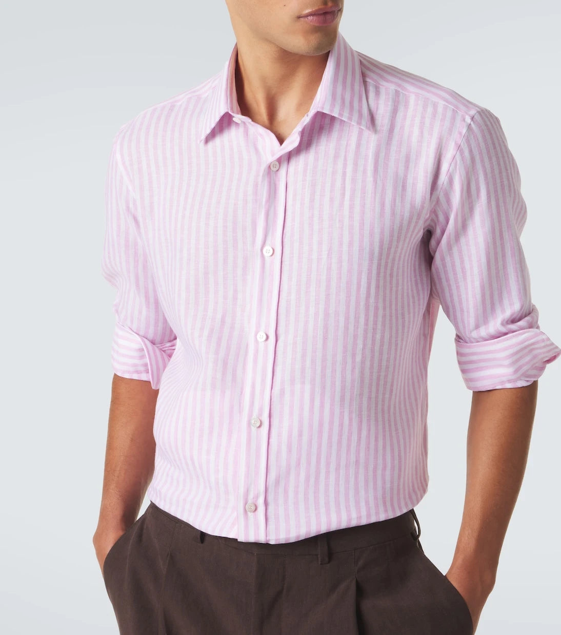 Charvet - Striped linen shirt