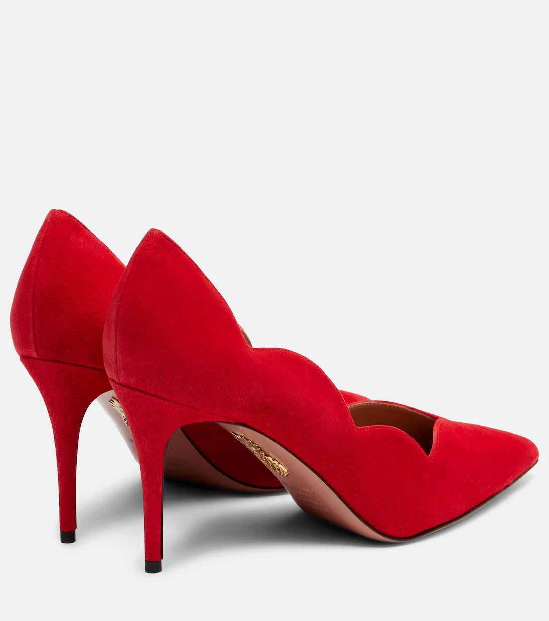 Aquazzura - Petal 85 suede pumps