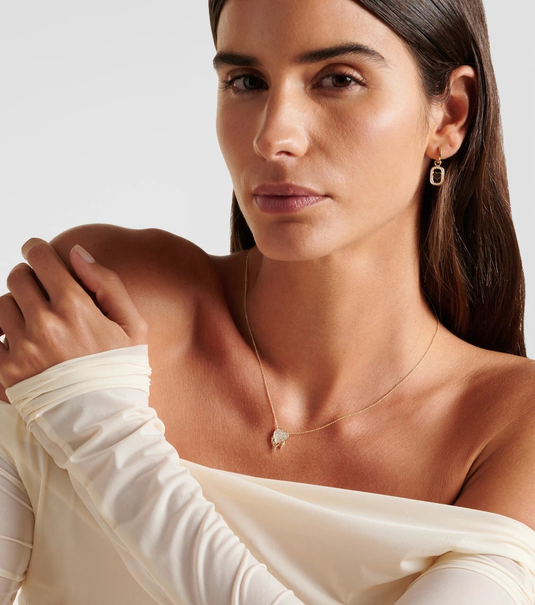 Sydney Evan - 14kt gold necklace with diamonds