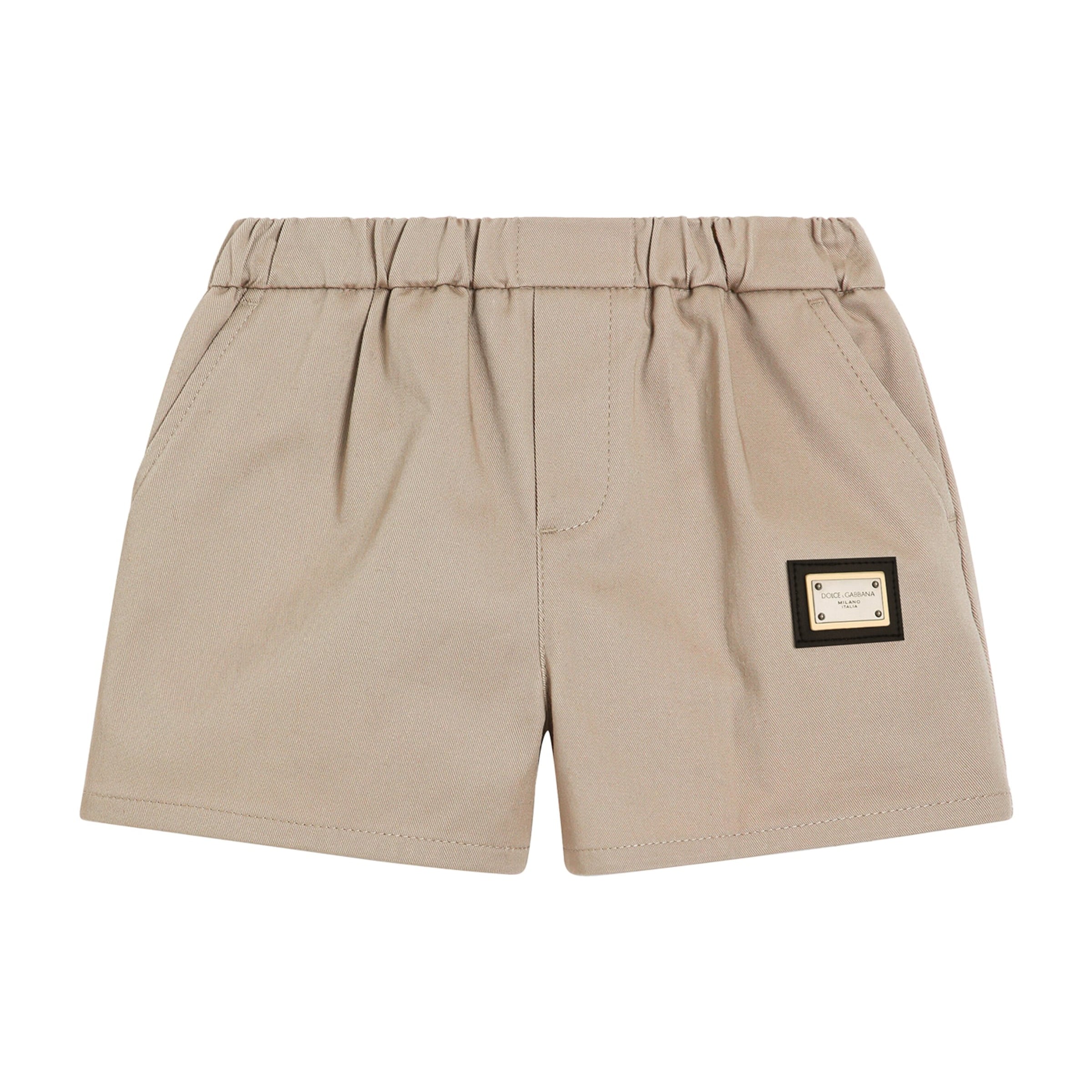 Dolce & Gabbana Kids Cotton Logo Shorts (3-36 Months)